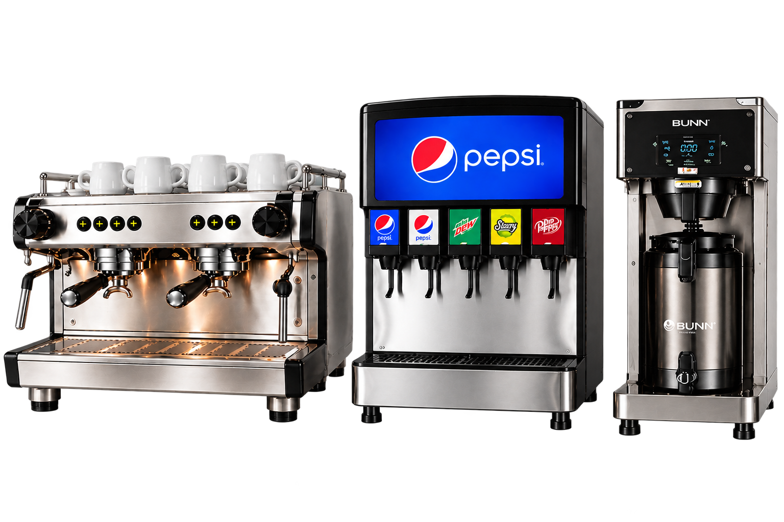 Commercial espresso machine